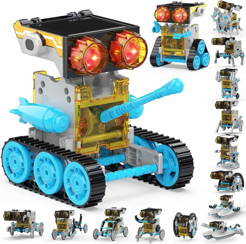 Bottleboom Wesfuner 30-in-1 Solar Robot Kit – 243 Pieces